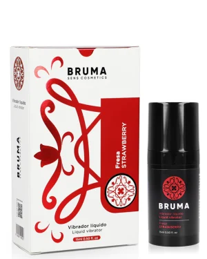 Vibrador Líquido Ultra Deslizante Bruma 15ml - Morango