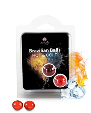 Bolas Brasileiras Secret Play 2 Unidades - Efeito Calor e Frio