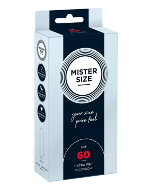 Preservativos XL Extra Finos Mister Size - 10 Unidades