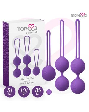 Conjunto Bolas Chinesas Osian Silicone Premium Moressa - Lilás