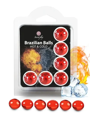 Bolas Brasileiras Secret Play 6 Unidades - Efeito Quente e Frio