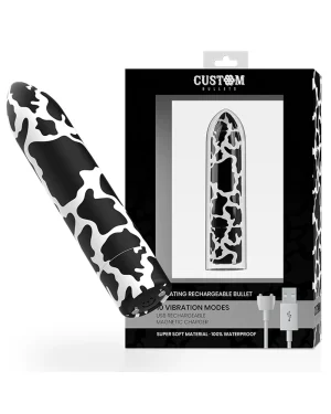 Bala Vibradora Recarregável Custom Bullets - Padrão Vaca
