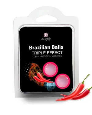 Bolas Brasileiras Secret Play 2 Unidades - Efeito Triplo