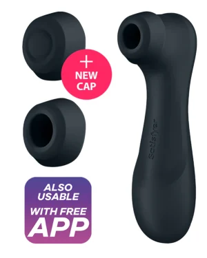 Estimulador Clitóris Satisfyer Pro 2 Geração 3 - Air Pulse com Vibração e App - Preto