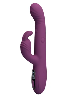 Vibrador Rabbit Dee Com Oscilação e Percussão Pretty Love