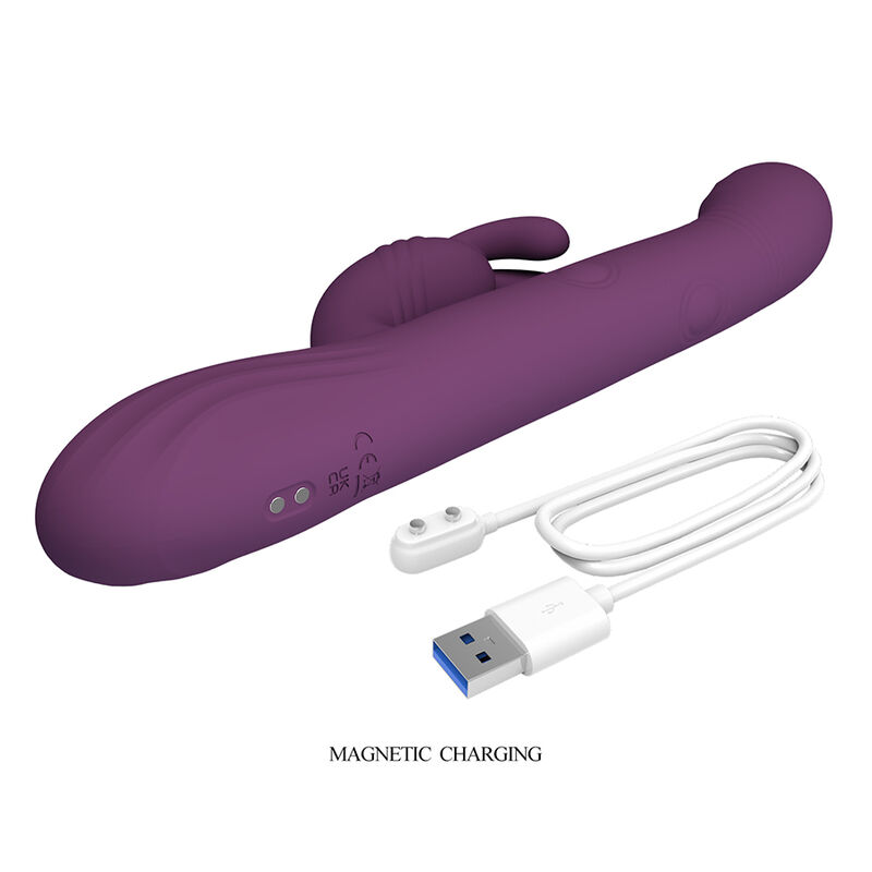 Vibrador Rabbit Dee Com Oscilação e Percussão Pretty Love - Image 6